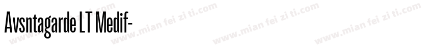 Avsntagarde LT Medif字体转换